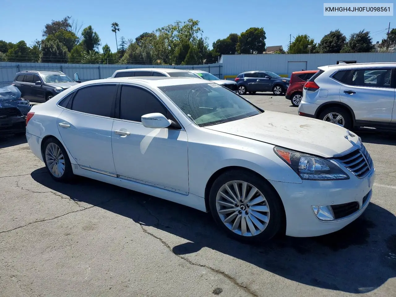 2015 Hyundai Equus Signature VIN: KMHGH4JH0FU098561 Lot: 58247236