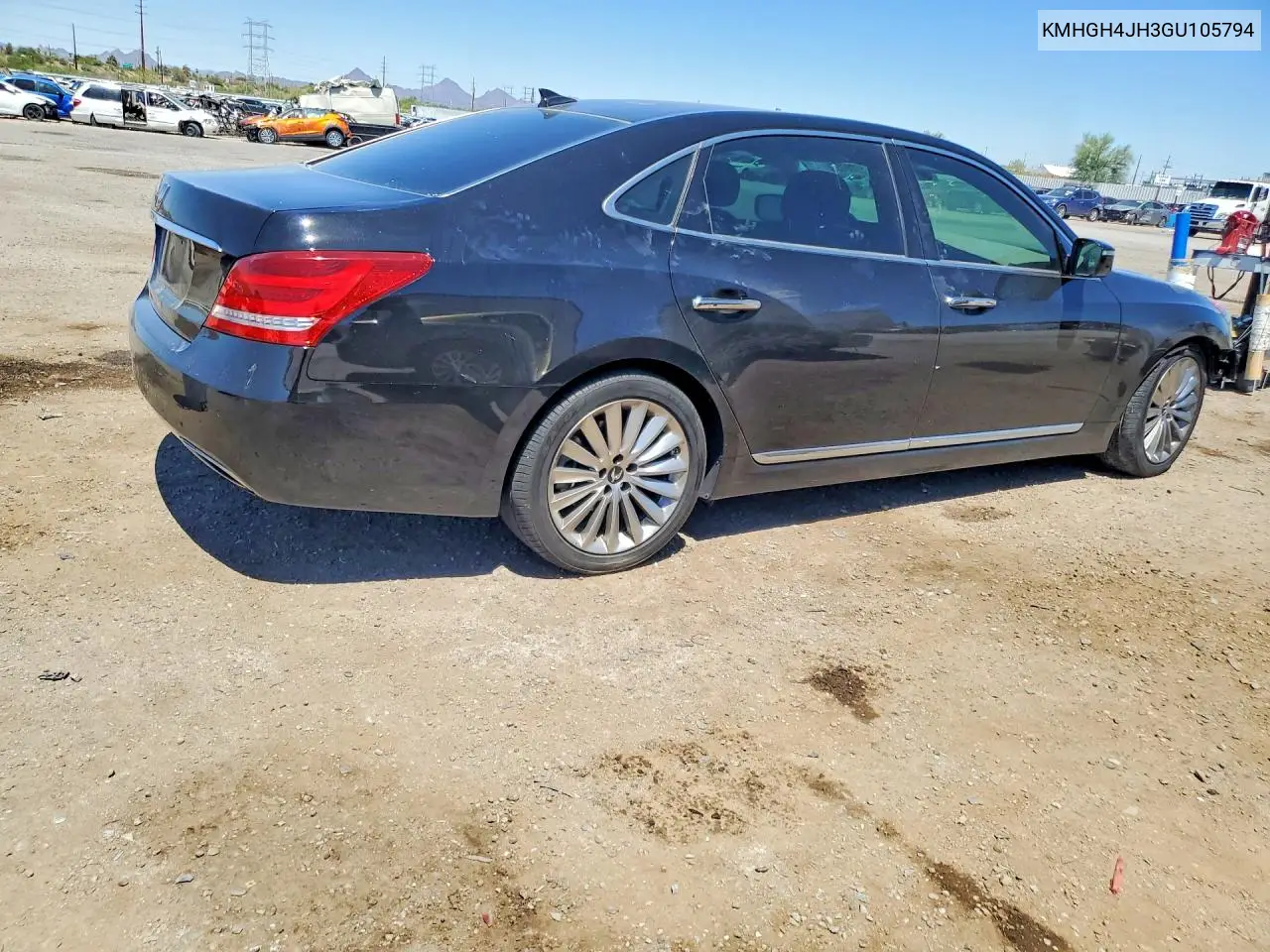 2016 Hyundai Equus Signature VIN: KMHGH4JH3GU105794 Lot: 59807576