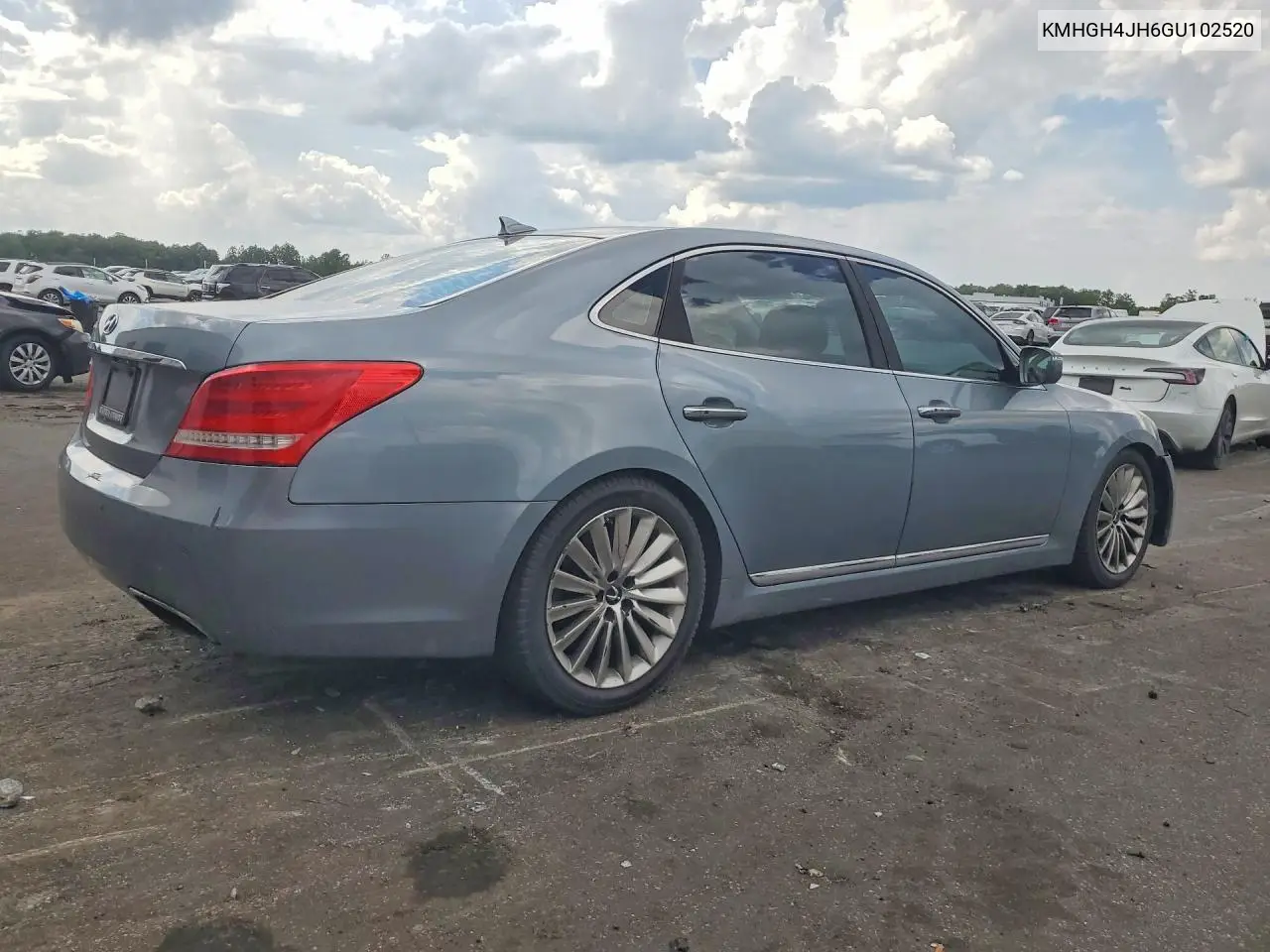 2016 Hyundai Equus Signature VIN: KMHGH4JH6GU102520 Lot: 61163496