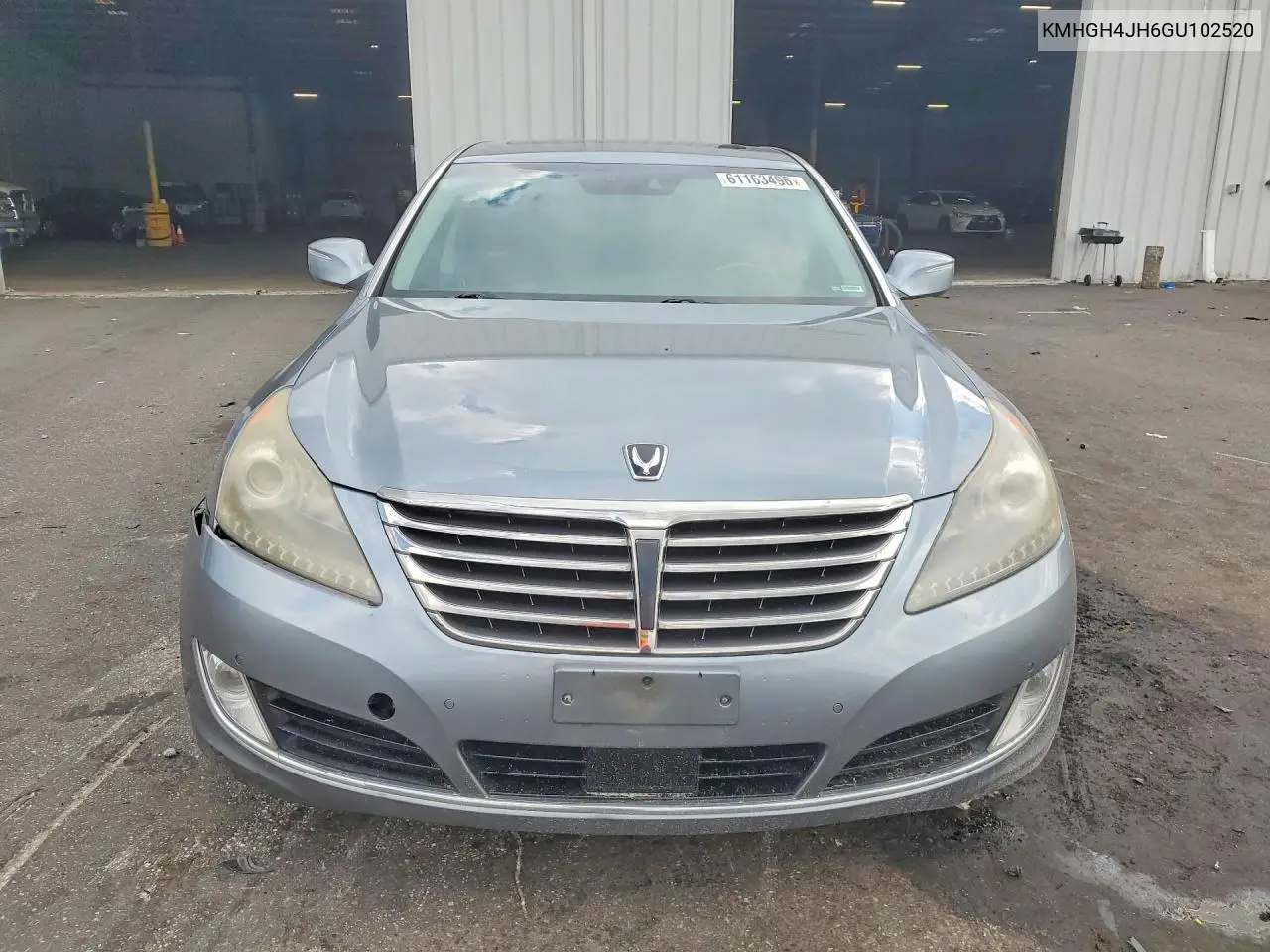 2016 Hyundai Equus Signature VIN: KMHGH4JH6GU102520 Lot: 61163496
