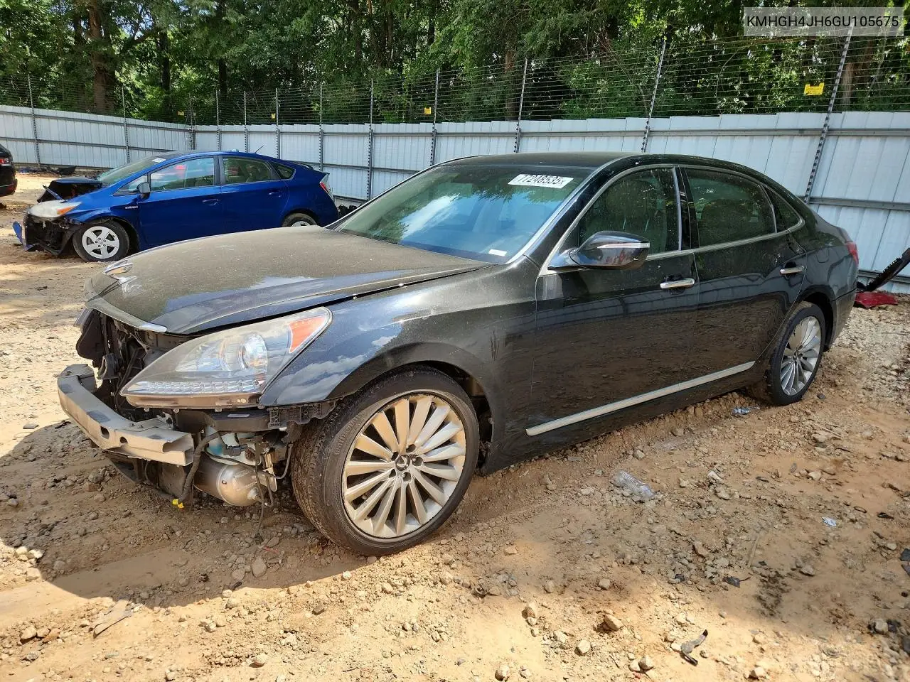 2016 Hyundai Equus Signature VIN: KMHGH4JH6GU105675 Lot: 77248535