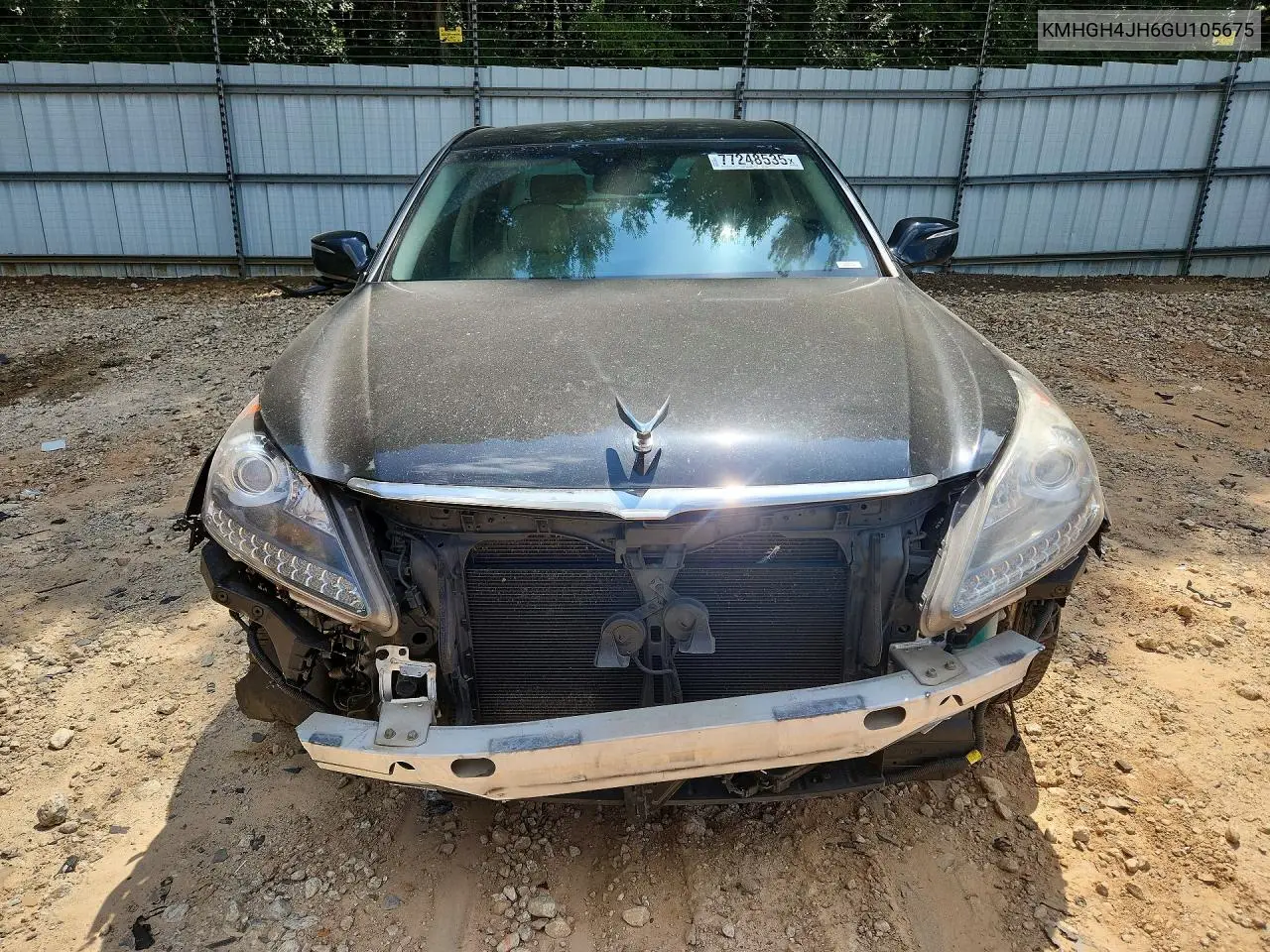 2016 Hyundai Equus Signature VIN: KMHGH4JH6GU105675 Lot: 77248535