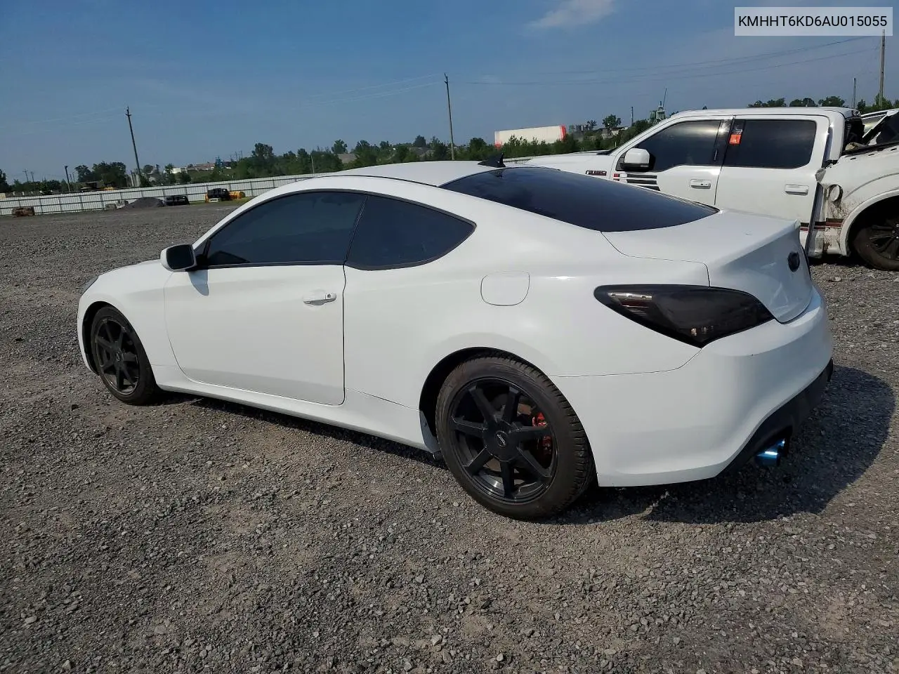 2010 Hyundai Genesis Coupe 2.0T VIN: KMHHT6KD6AU015055 Lot: 57754936