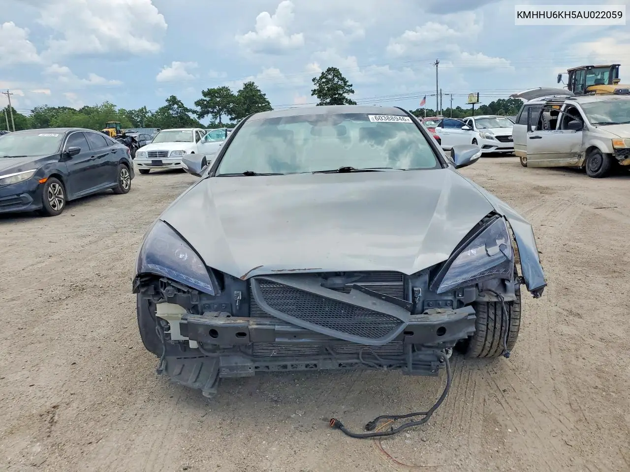 2010 Hyundai Genesis Coupe 3.8L VIN: KMHHU6KH5AU022059 Lot: 60388946