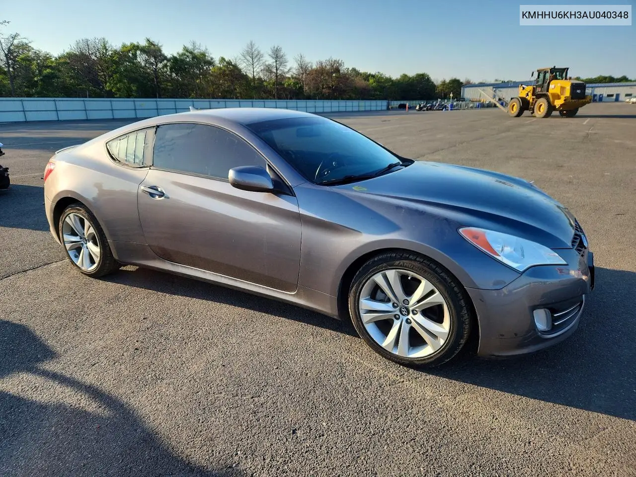 2010 Hyundai Genesis Coupe 3.8L VIN: KMHHU6KH3AU040348 Lot: 61034456