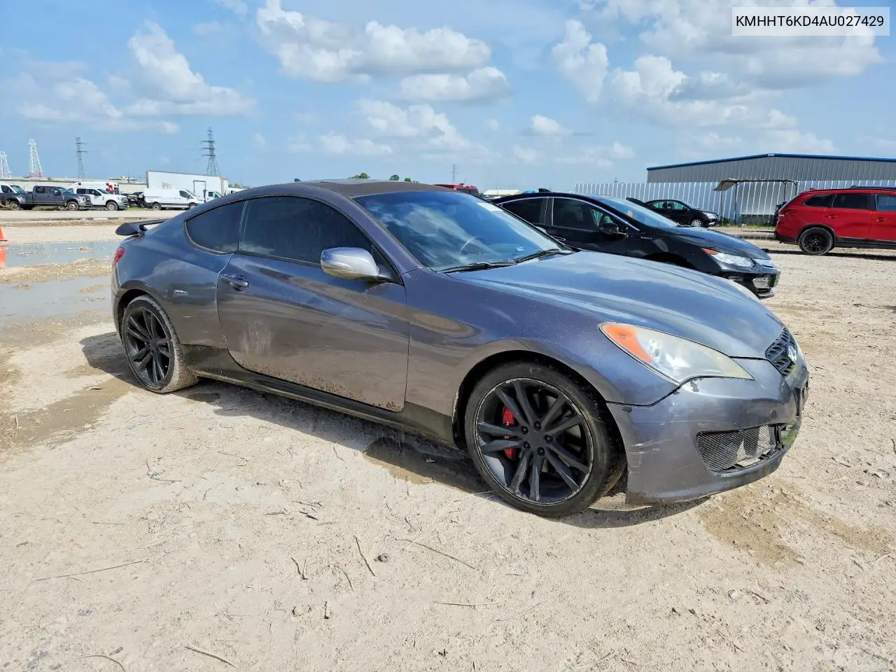 2010 Hyundai Genesis Coupe 2.0T Track VIN: KMHHT6KD4AU027429 Lot: 61712076