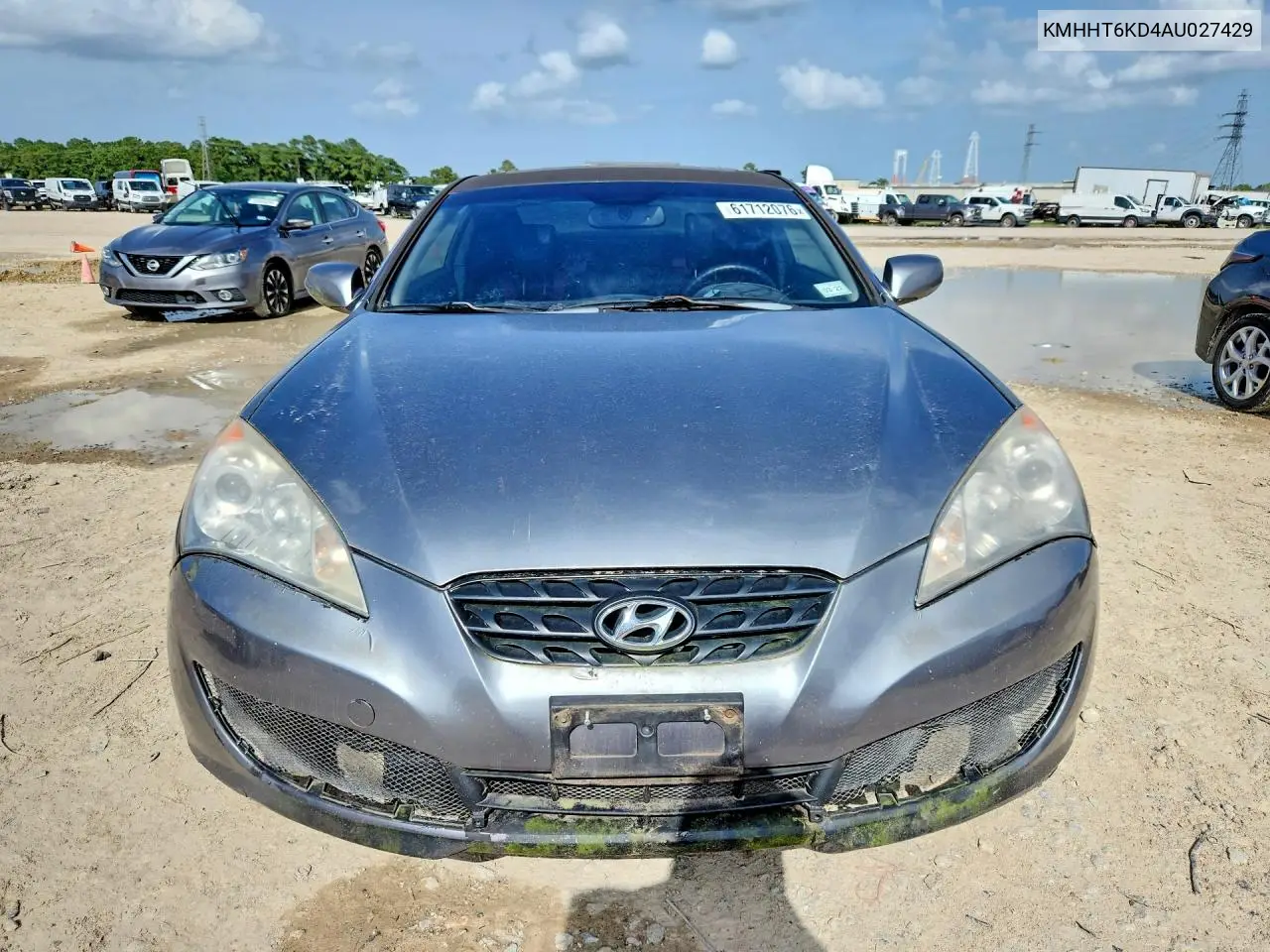 2010 Hyundai Genesis Coupe 2.0T Track VIN: KMHHT6KD4AU027429 Lot: 61712076