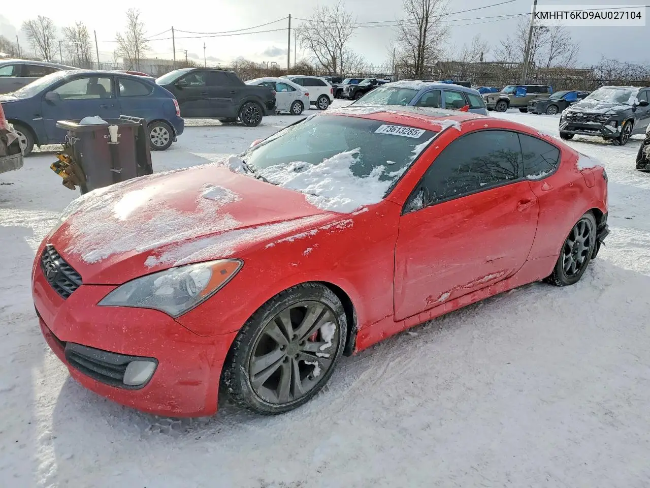 2010 Hyundai Genesis Coupe 2.0T VIN: KMHHT6KD9AU027104 Lot: 73613285