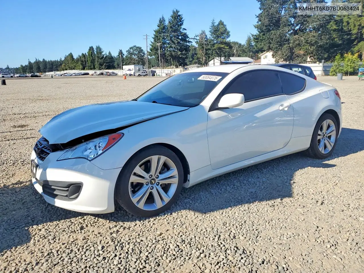 2011 Hyundai Genesis Coupe 2.0T VIN: KMHHT6KD7BU063424 Lot: 60084076