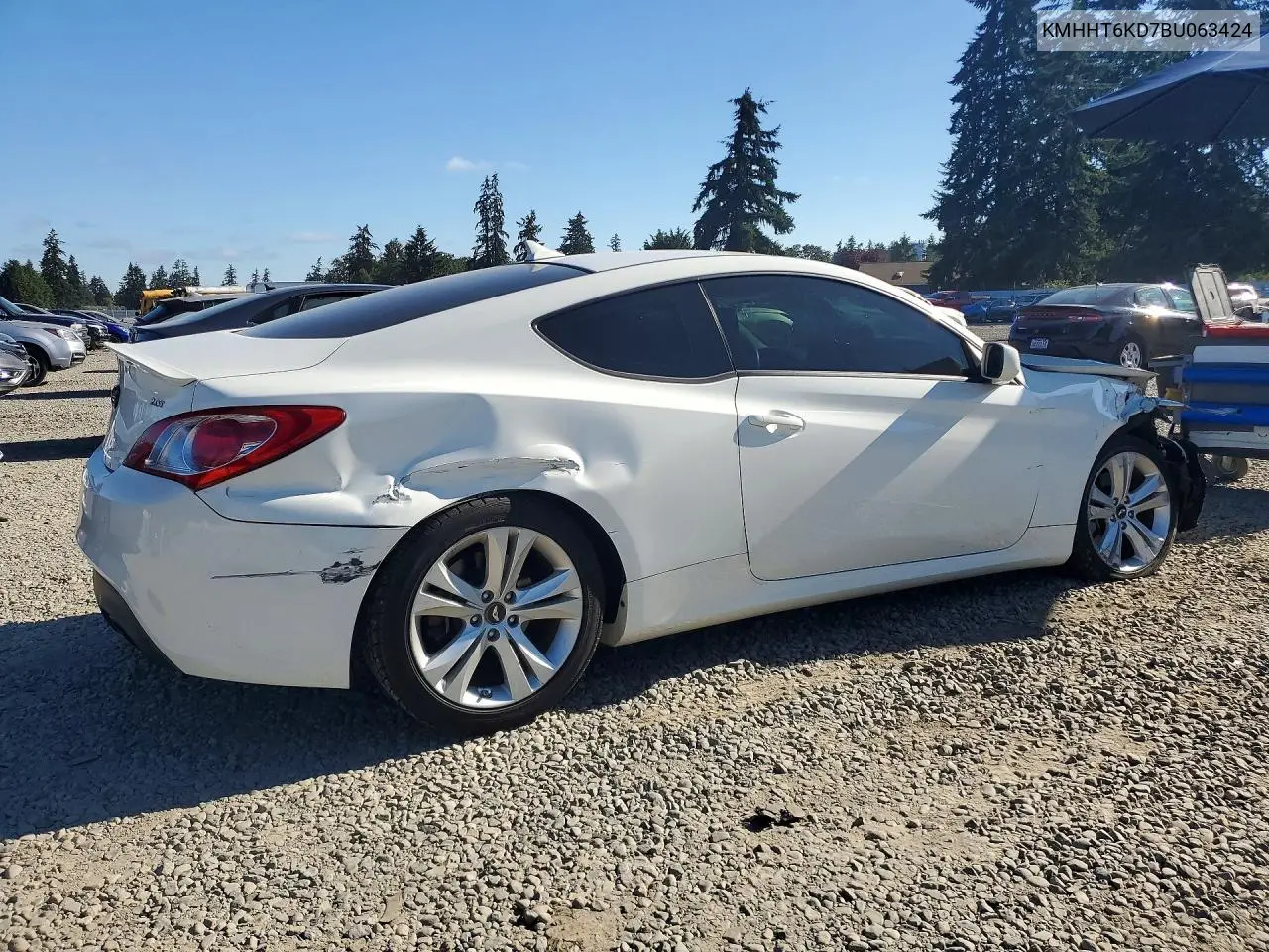 2011 Hyundai Genesis Coupe 2.0T VIN: KMHHT6KD7BU063424 Lot: 60084076