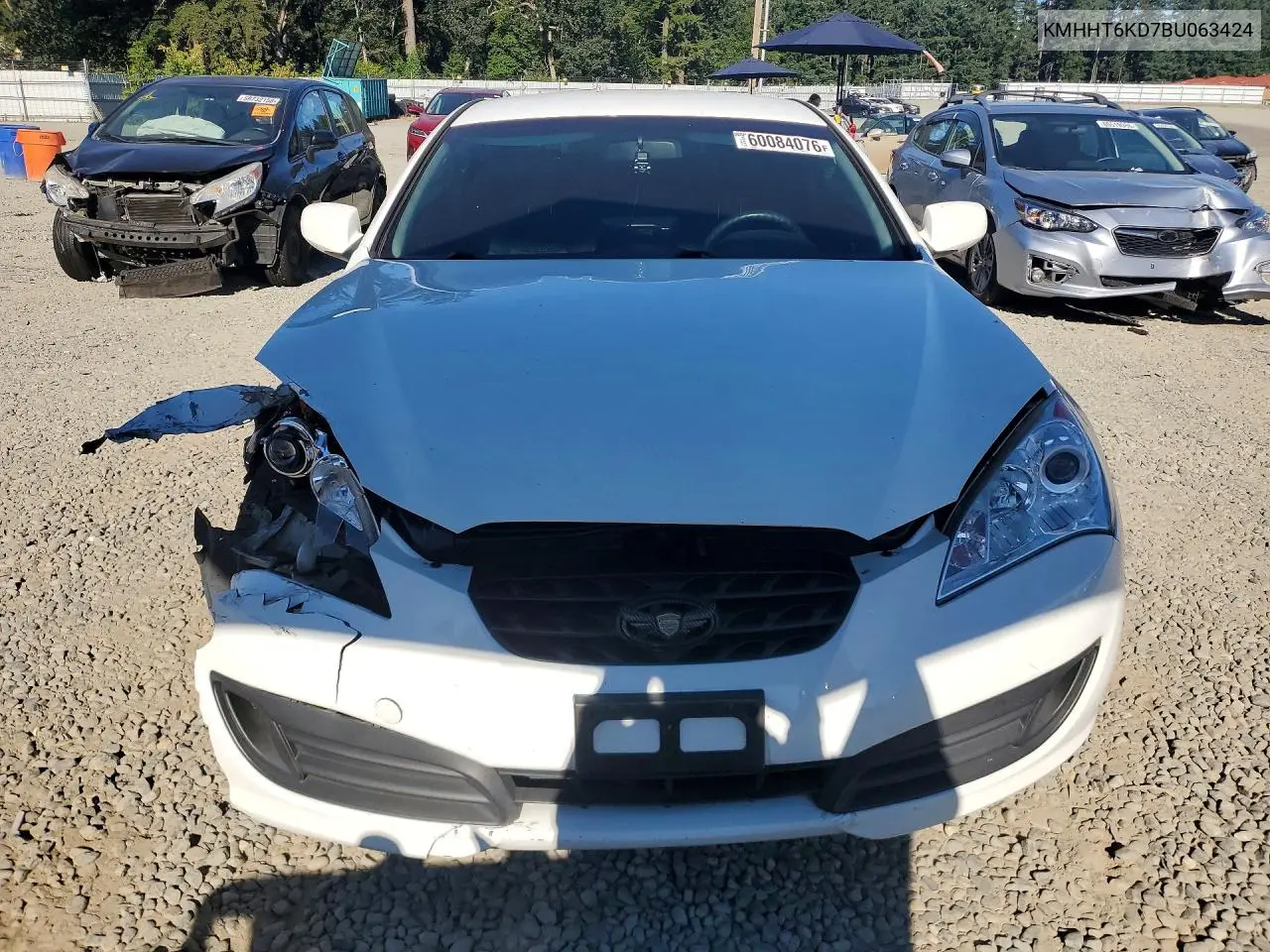 2011 Hyundai Genesis Coupe 2.0T VIN: KMHHT6KD7BU063424 Lot: 60084076