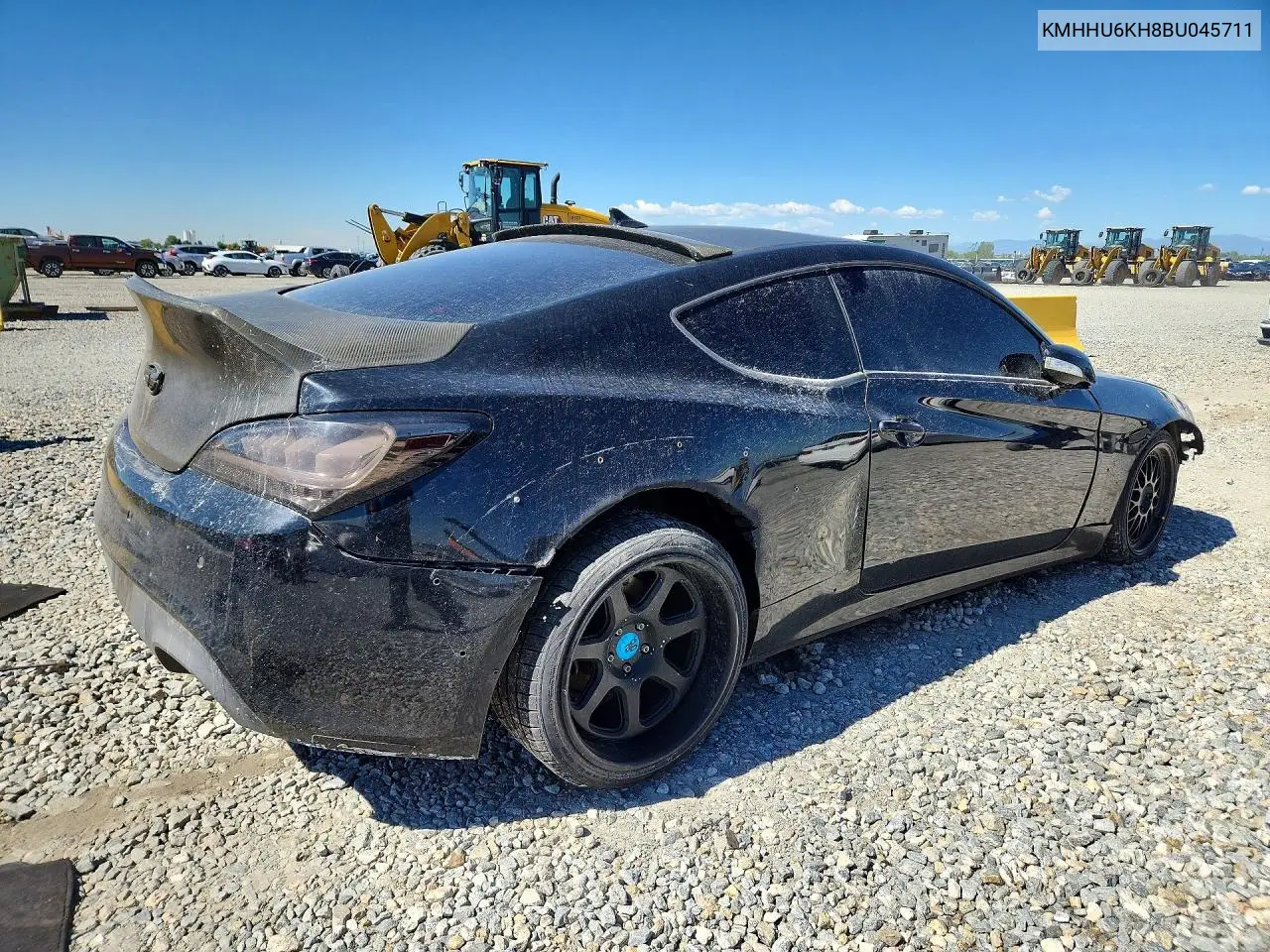 2011 Hyundai Genesis Coupe 3.8L VIN: KMHHU6KH8BU045711 Lot: 60660686