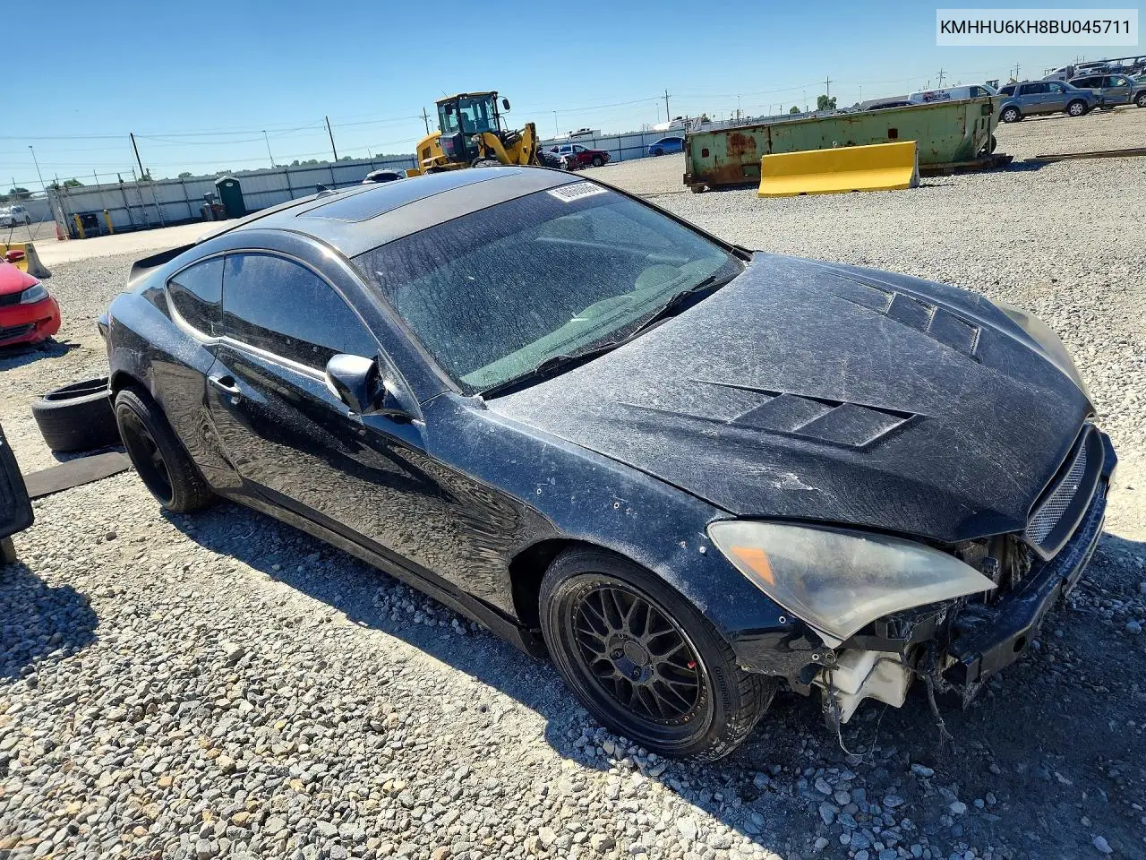 2011 Hyundai Genesis Coupe 3.8L VIN: KMHHU6KH8BU045711 Lot: 60660686