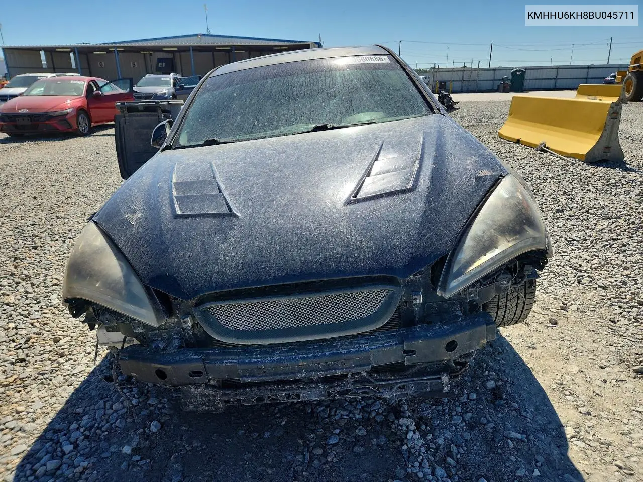 2011 Hyundai Genesis Coupe 3.8L VIN: KMHHU6KH8BU045711 Lot: 60660686