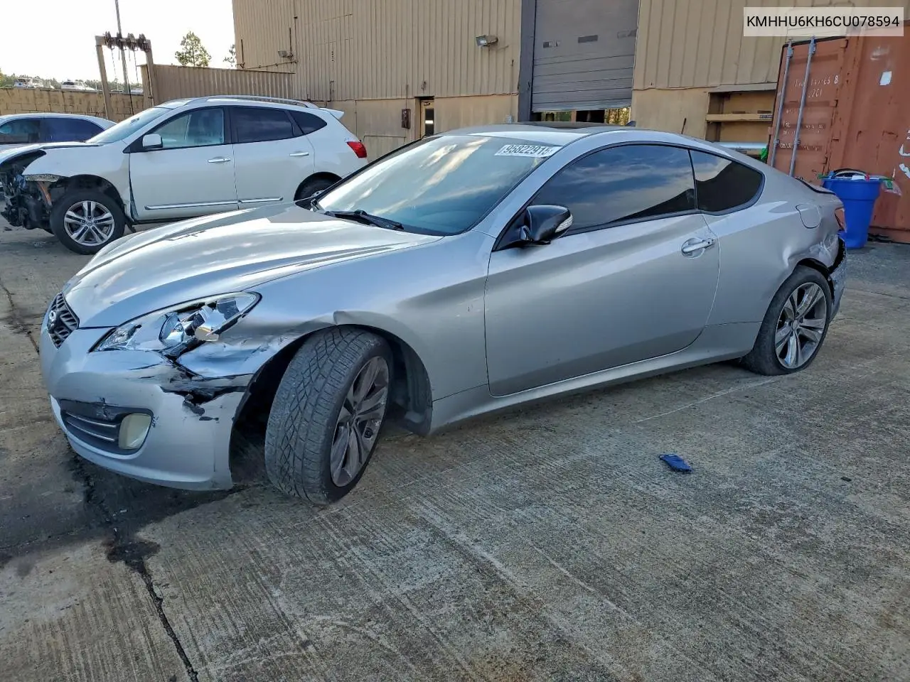 2012 Hyundai Genesis Coupe VIN: KMHHU6KH6CU078594 Lot: 95822915