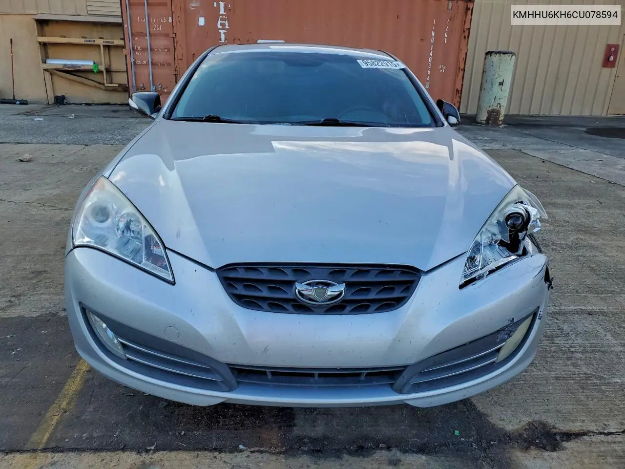 2012 Hyundai Genesis Coupe VIN: KMHHU6KH6CU078594 Lot: 95822915