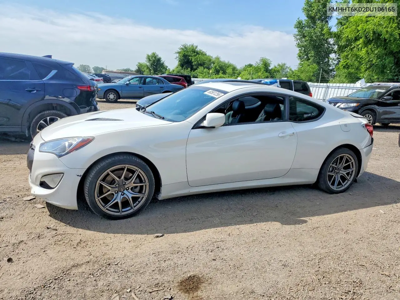 2013 Hyundai Genesis Coupe 2.0T VIN: KMHHT6KD2DU106165 Lot: 60561256