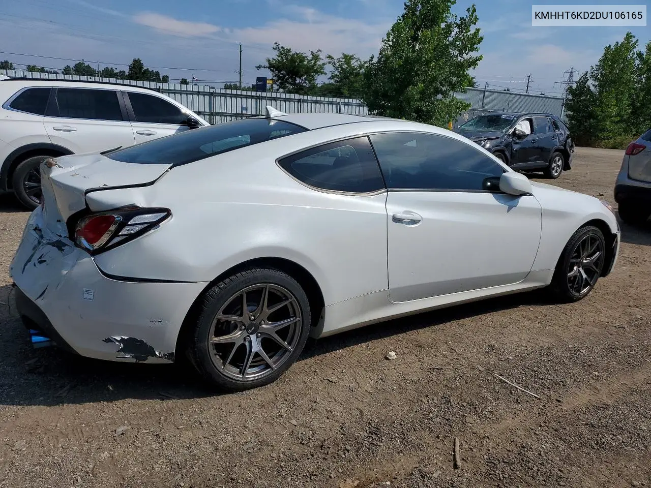 2013 Hyundai Genesis Coupe 2.0T VIN: KMHHT6KD2DU106165 Lot: 60561256