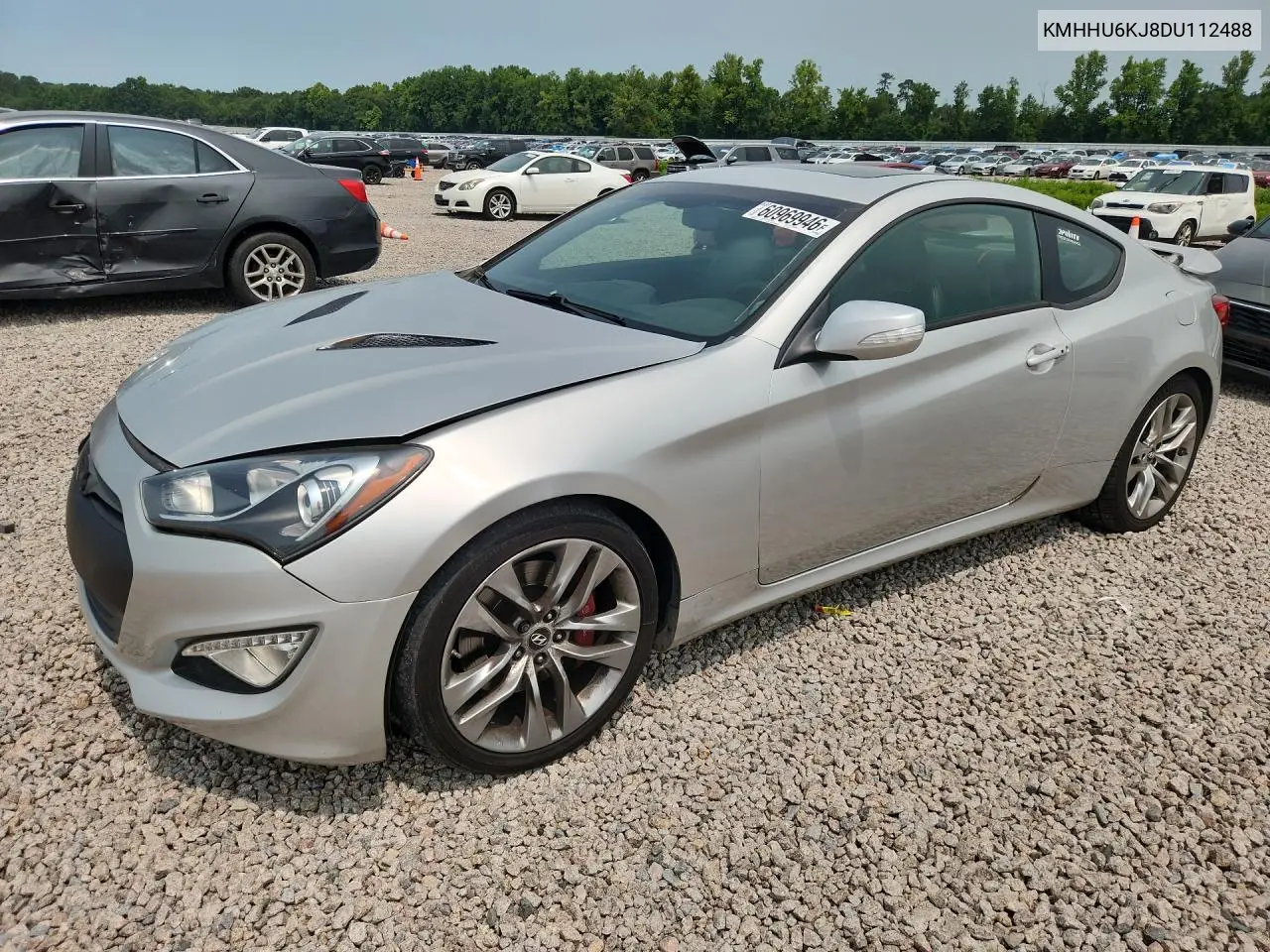 2013 Hyundai Genesis Coupe 3.8L VIN: KMHHU6KJ8DU112488 Lot: 60969946