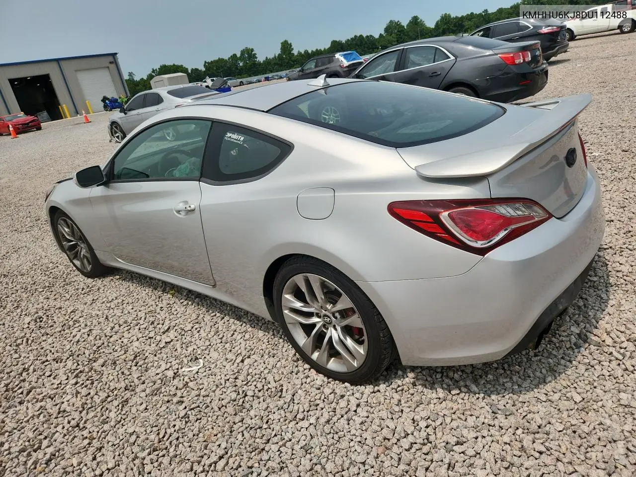 2013 Hyundai Genesis Coupe 3.8L VIN: KMHHU6KJ8DU112488 Lot: 60969946