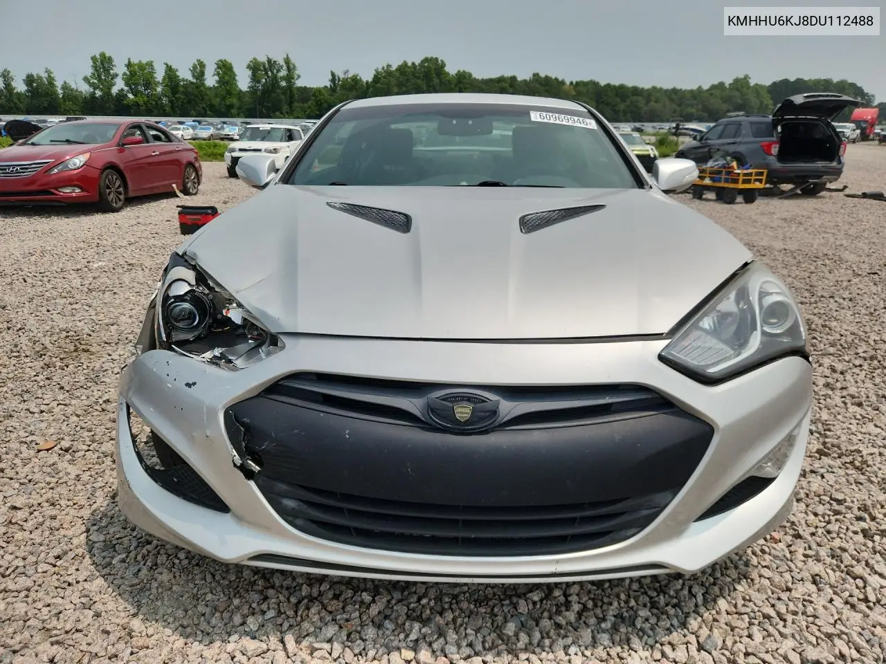2013 Hyundai Genesis Coupe 3.8L VIN: KMHHU6KJ8DU112488 Lot: 60969946