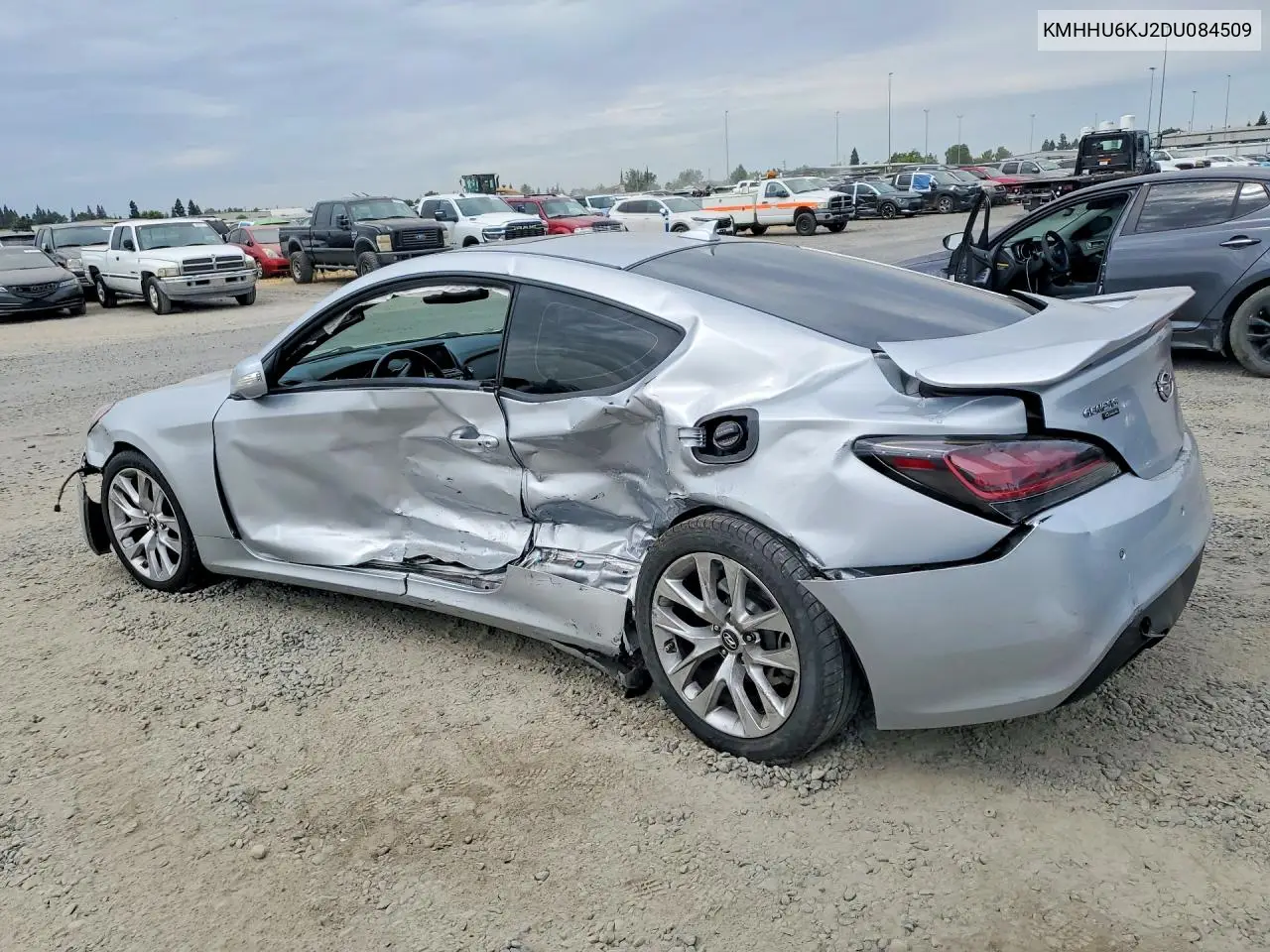 2013 Hyundai Genesis Coupe 3.8L VIN: KMHHU6KJ2DU084509 Lot: 61046666