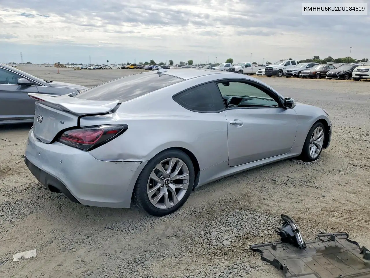 2013 Hyundai Genesis Coupe 3.8L VIN: KMHHU6KJ2DU084509 Lot: 61046666
