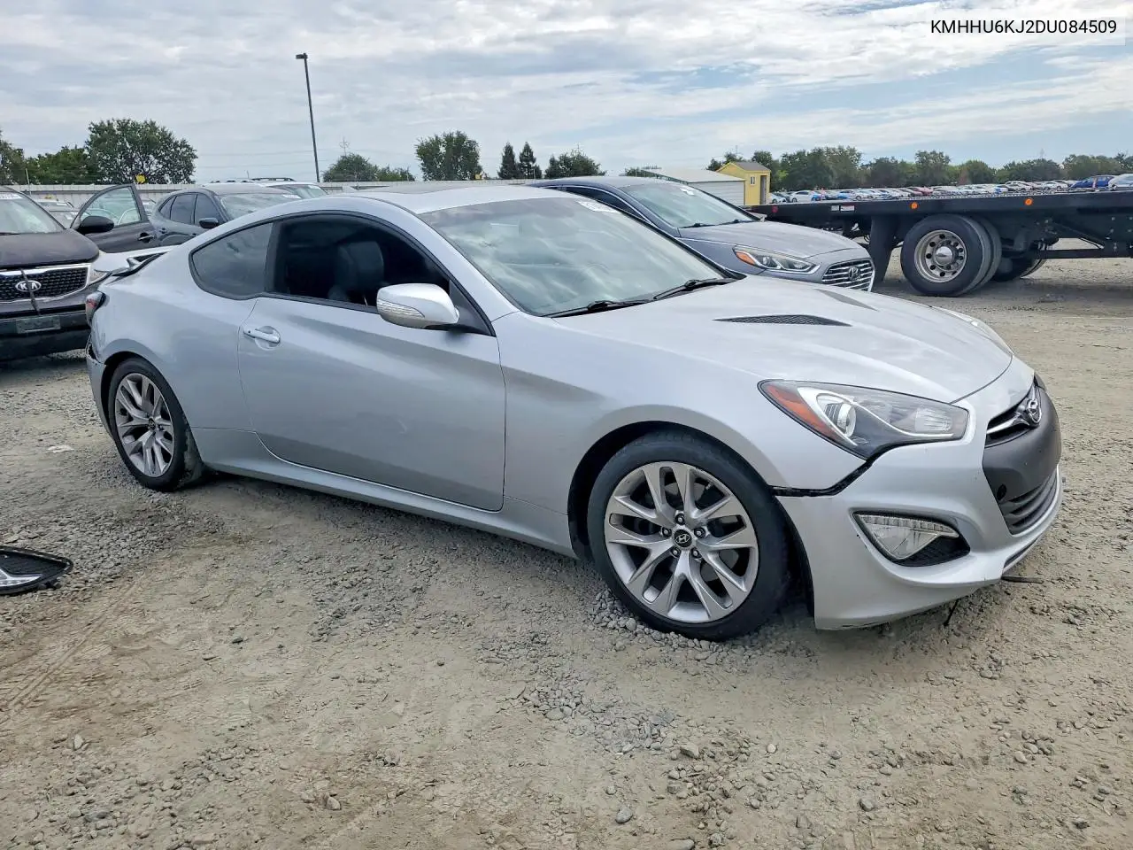 2013 Hyundai Genesis Coupe 3.8L VIN: KMHHU6KJ2DU084509 Lot: 61046666