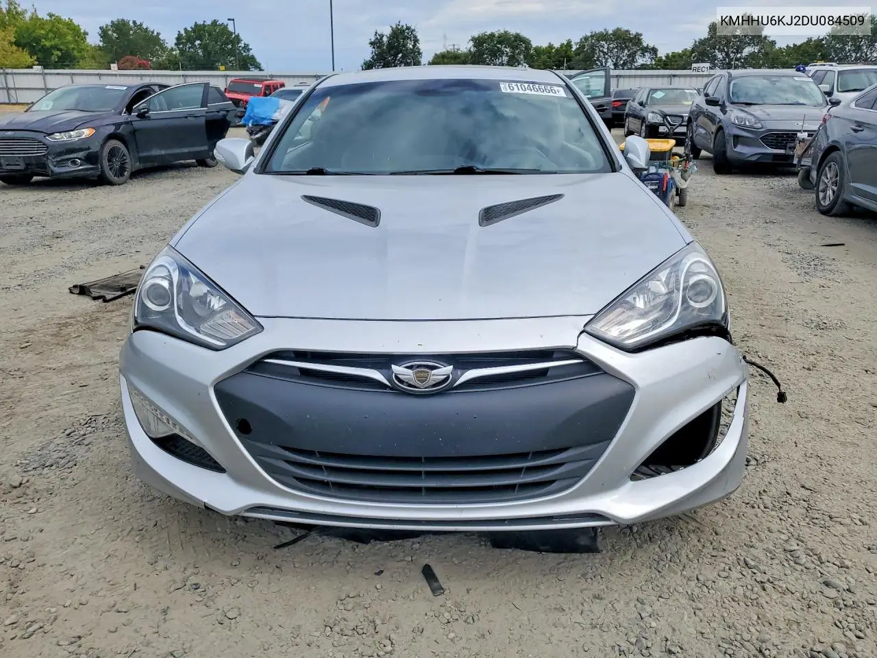 2013 Hyundai Genesis Coupe 3.8L VIN: KMHHU6KJ2DU084509 Lot: 61046666