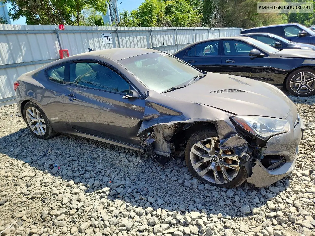 2013 Hyundai Genesis Coupe 2.0T VIN: KMHHT6KD5DU080791 Lot: 61645276