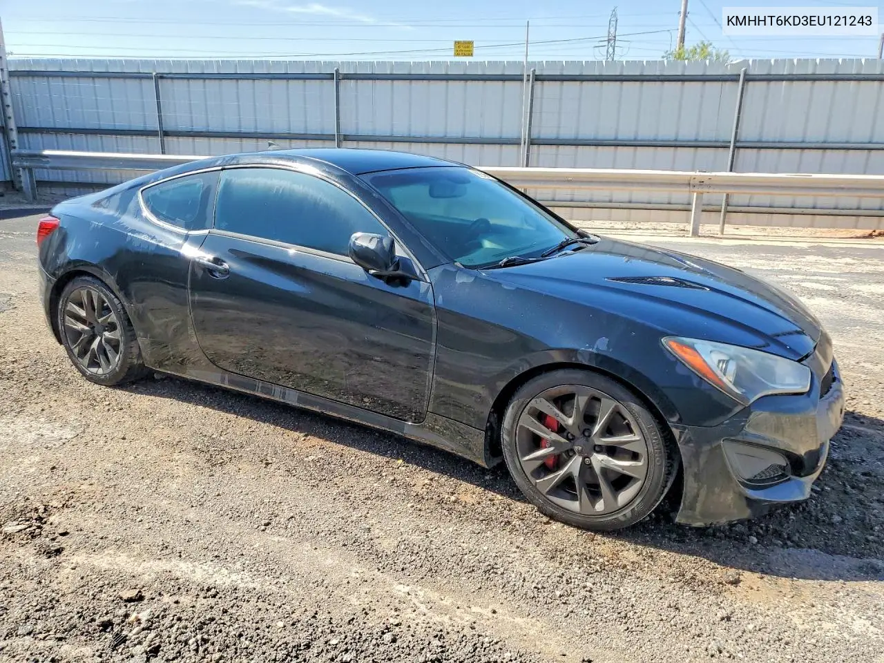 2014 Hyundai Genesis Coupe 2.0T VIN: KMHHT6KD3EU121243 Lot: 73342135
