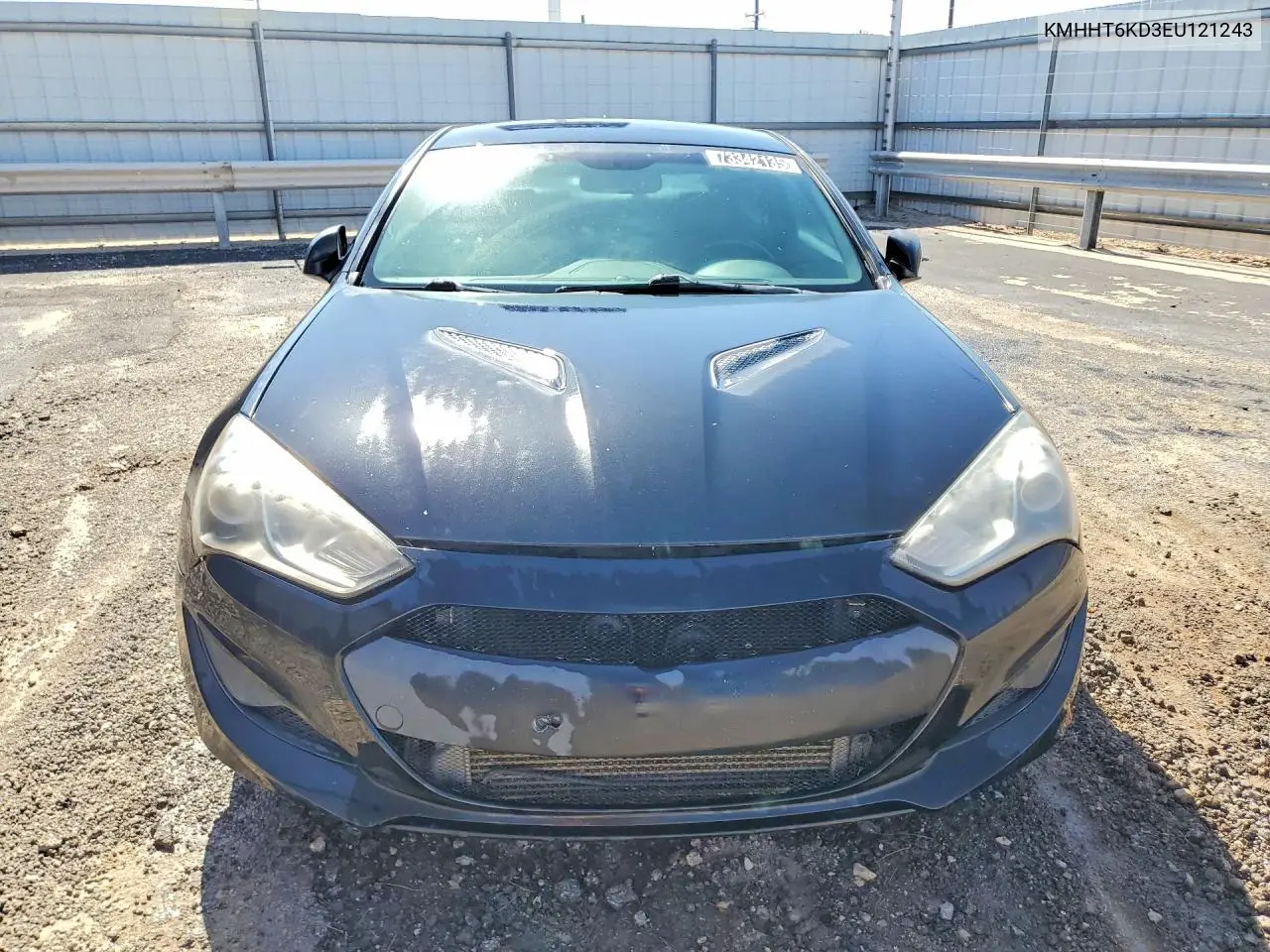 2014 Hyundai Genesis Coupe 2.0T VIN: KMHHT6KD3EU121243 Lot: 73342135