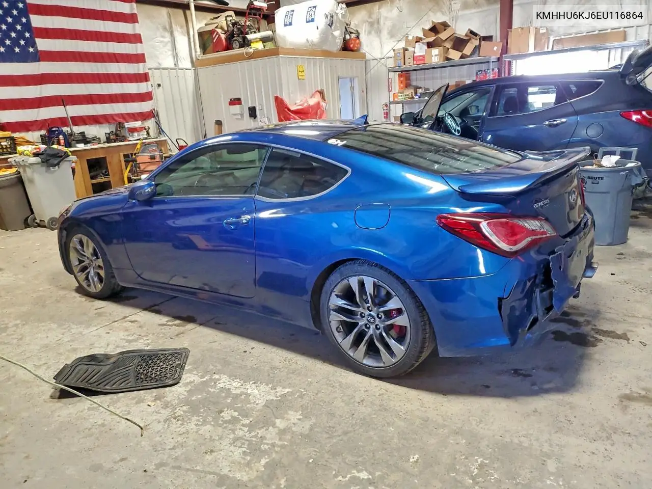 KMHHU6KJ6EU116864 2014 Hyundai Genesis Coupe 3.8L