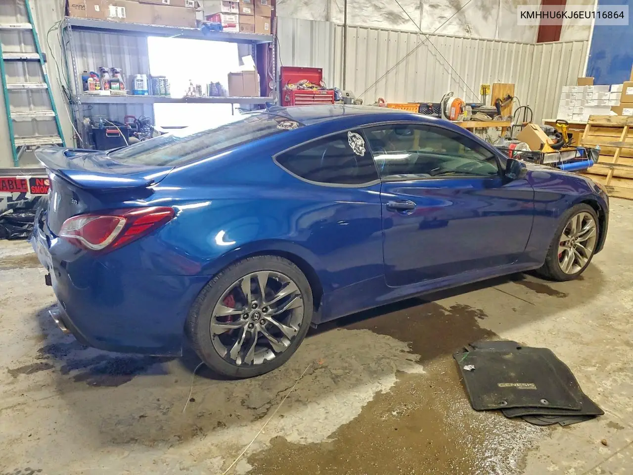 KMHHU6KJ6EU116864 2014 Hyundai Genesis Coupe 3.8L