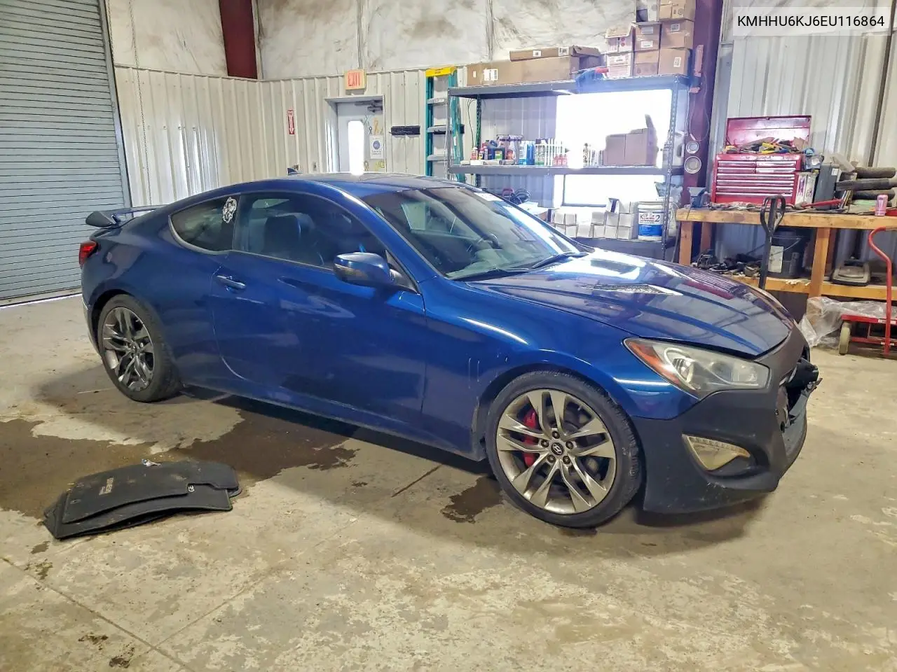KMHHU6KJ6EU116864 2014 Hyundai Genesis Coupe 3.8L