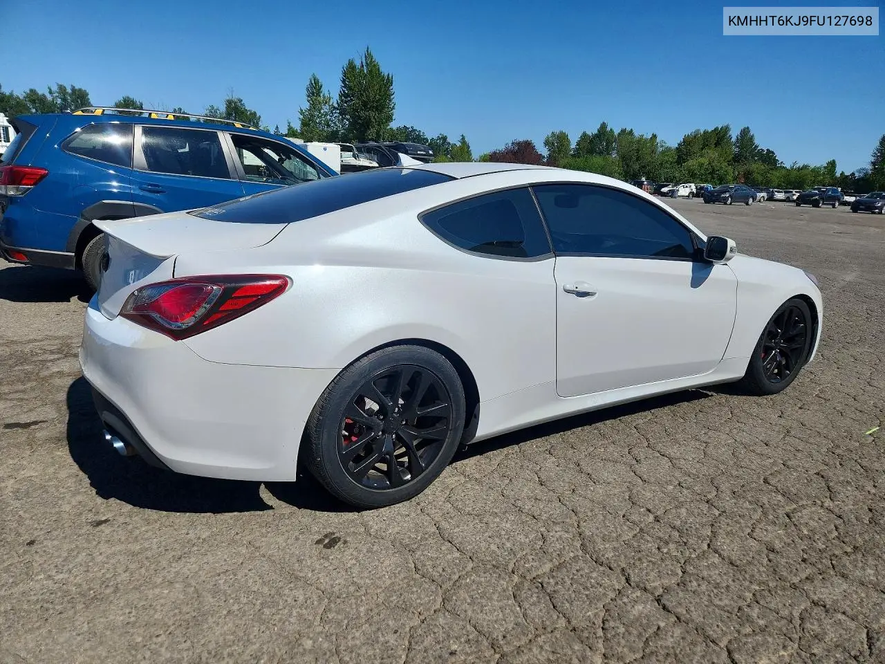 2015 Hyundai Genesis Coupe 3.8L VIN: KMHHT6KJ9FU127698 Lot: 60555946