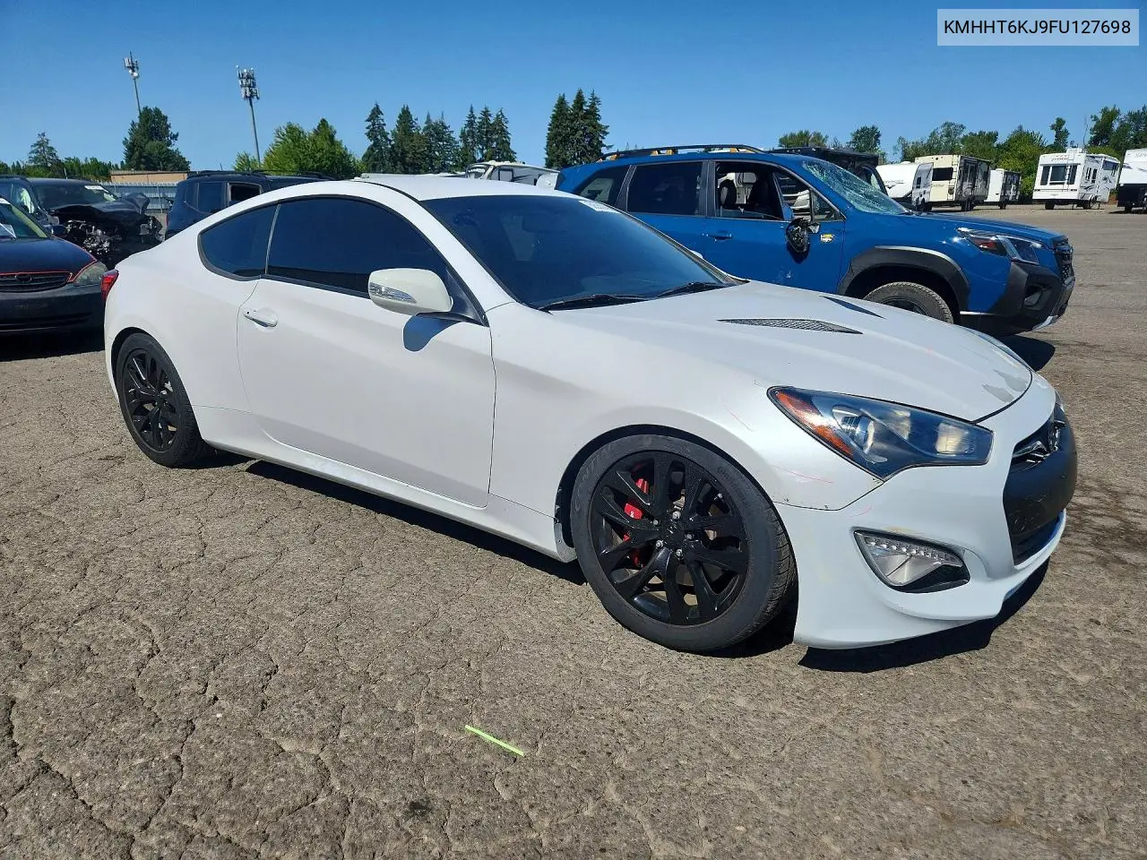 2015 Hyundai Genesis Coupe 3.8L VIN: KMHHT6KJ9FU127698 Lot: 60555946