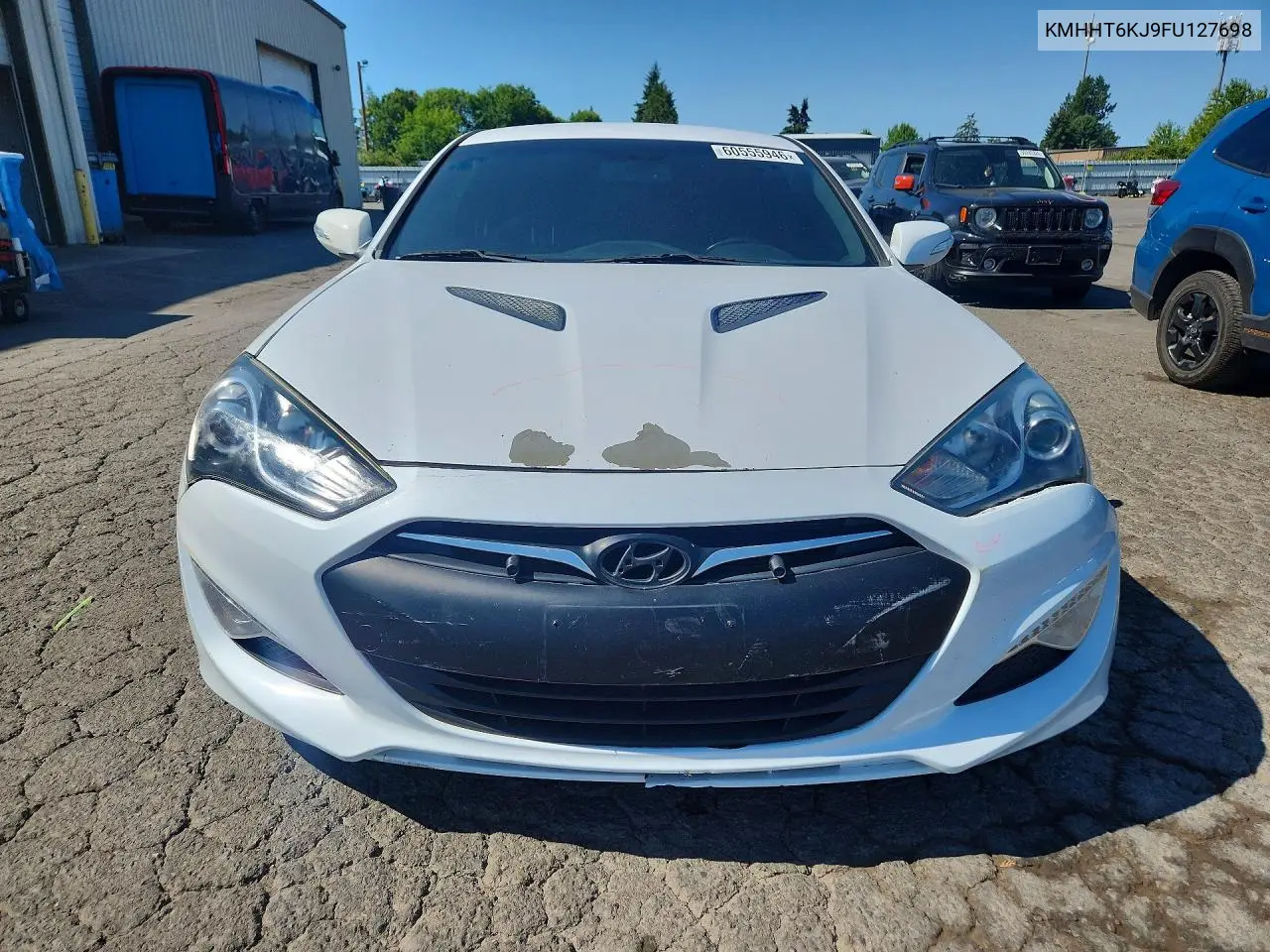 2015 Hyundai Genesis Coupe 3.8L VIN: KMHHT6KJ9FU127698 Lot: 60555946