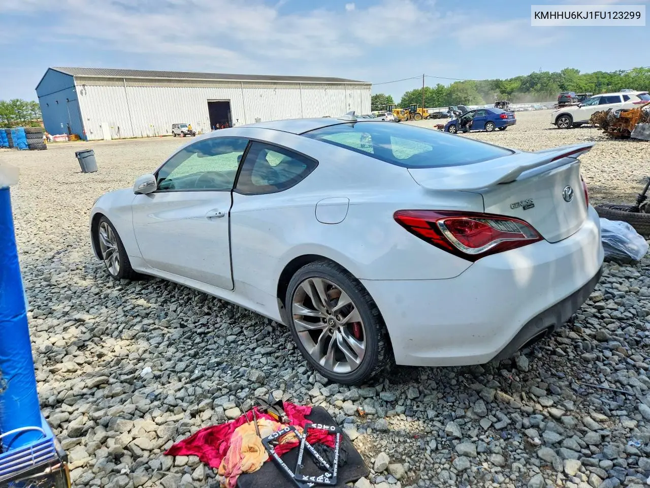2015 Hyundai Genesis Coupe 3.8 R-Spec VIN: KMHHU6KJ1FU123299 Lot: 60927856