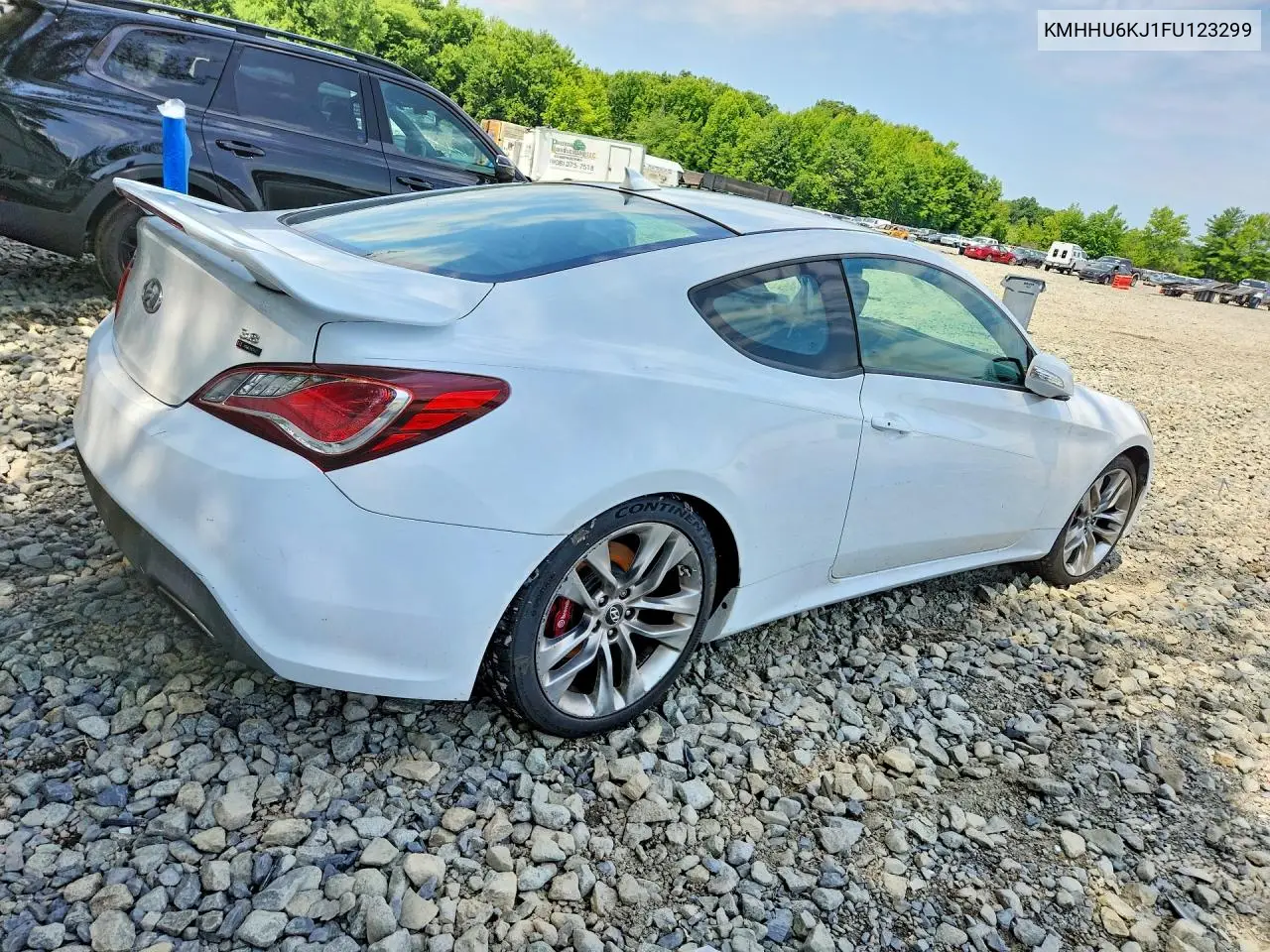 2015 Hyundai Genesis Coupe 3.8 R-Spec VIN: KMHHU6KJ1FU123299 Lot: 60927856