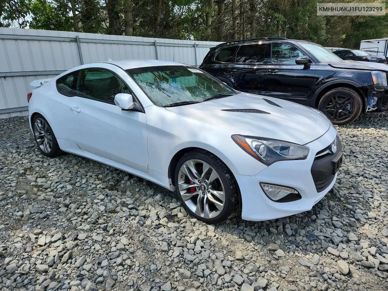 2015 Hyundai Genesis Coupe 3.8 R-Spec VIN: KMHHU6KJ1FU123299 Lot: 60927856
