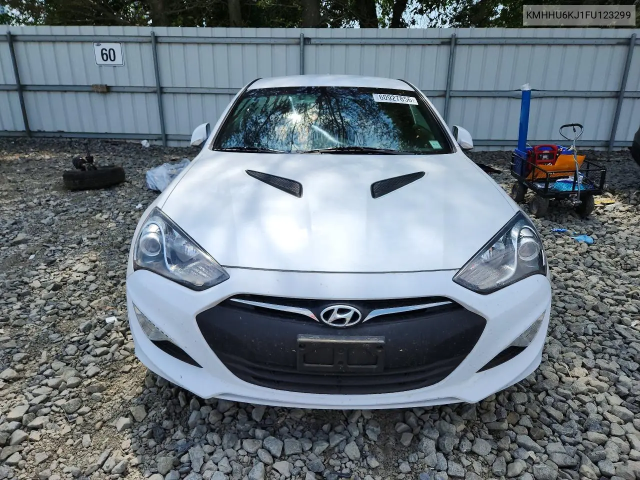 2015 Hyundai Genesis Coupe 3.8 R-Spec VIN: KMHHU6KJ1FU123299 Lot: 60927856