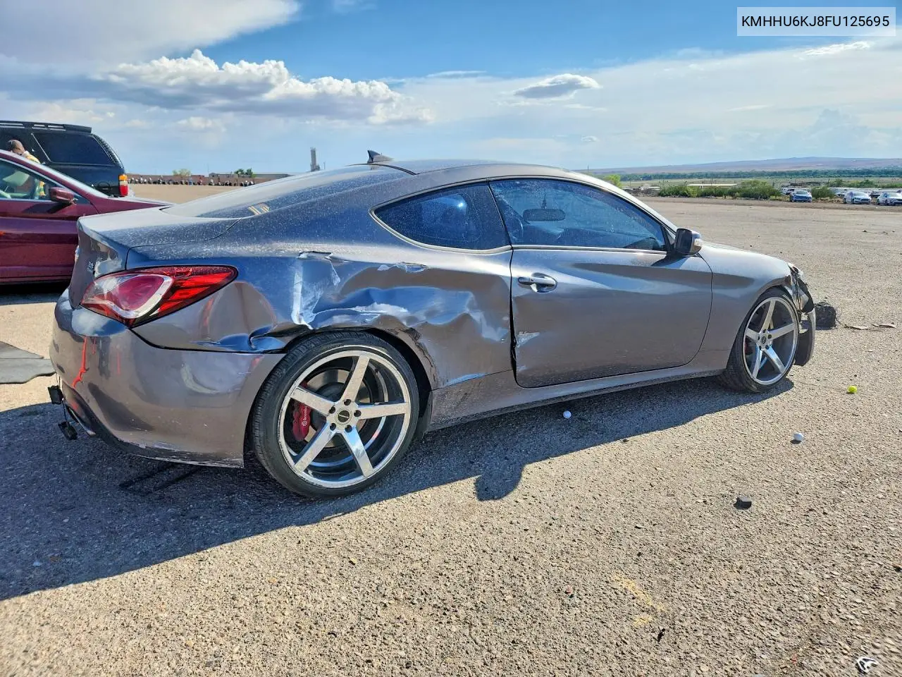 2015 Hyundai Genesis Coupe 3.8 R-Spec VIN: KMHHU6KJ8FU125695 Lot: 61806506