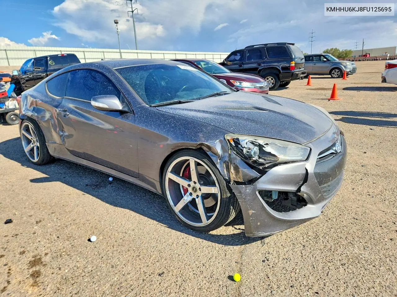 2015 Hyundai Genesis Coupe 3.8 R-Spec VIN: KMHHU6KJ8FU125695 Lot: 61806506