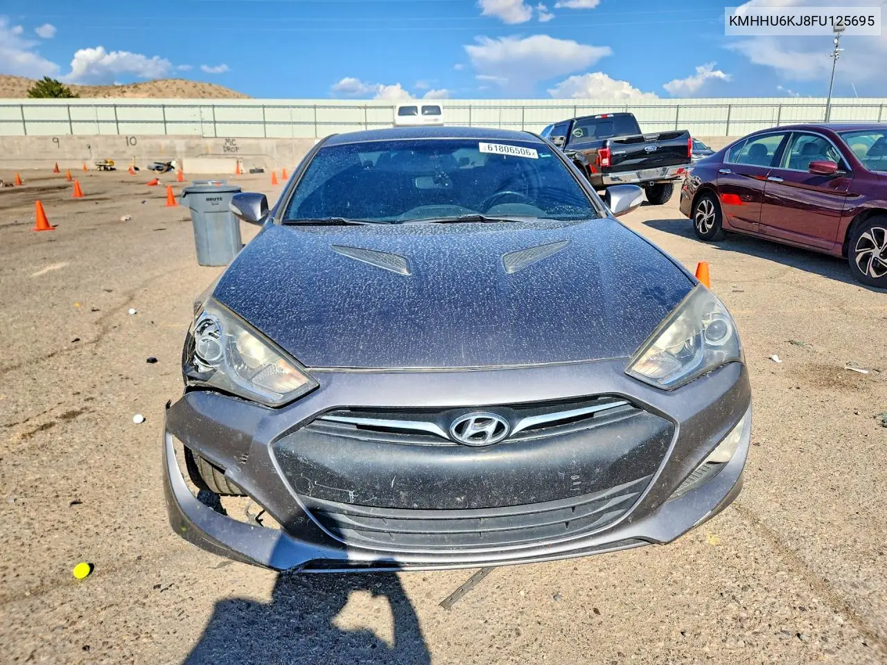 2015 Hyundai Genesis Coupe 3.8 R-Spec VIN: KMHHU6KJ8FU125695 Lot: 61806506
