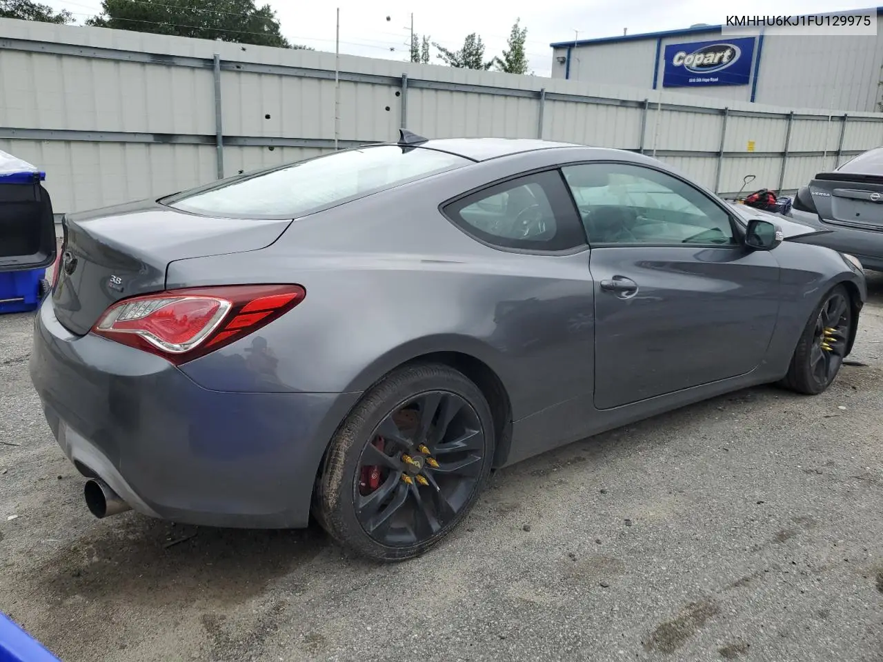2015 Hyundai Genesis Coupe 3.8L VIN: KMHHU6KJ1FU129975 Lot: 69942375