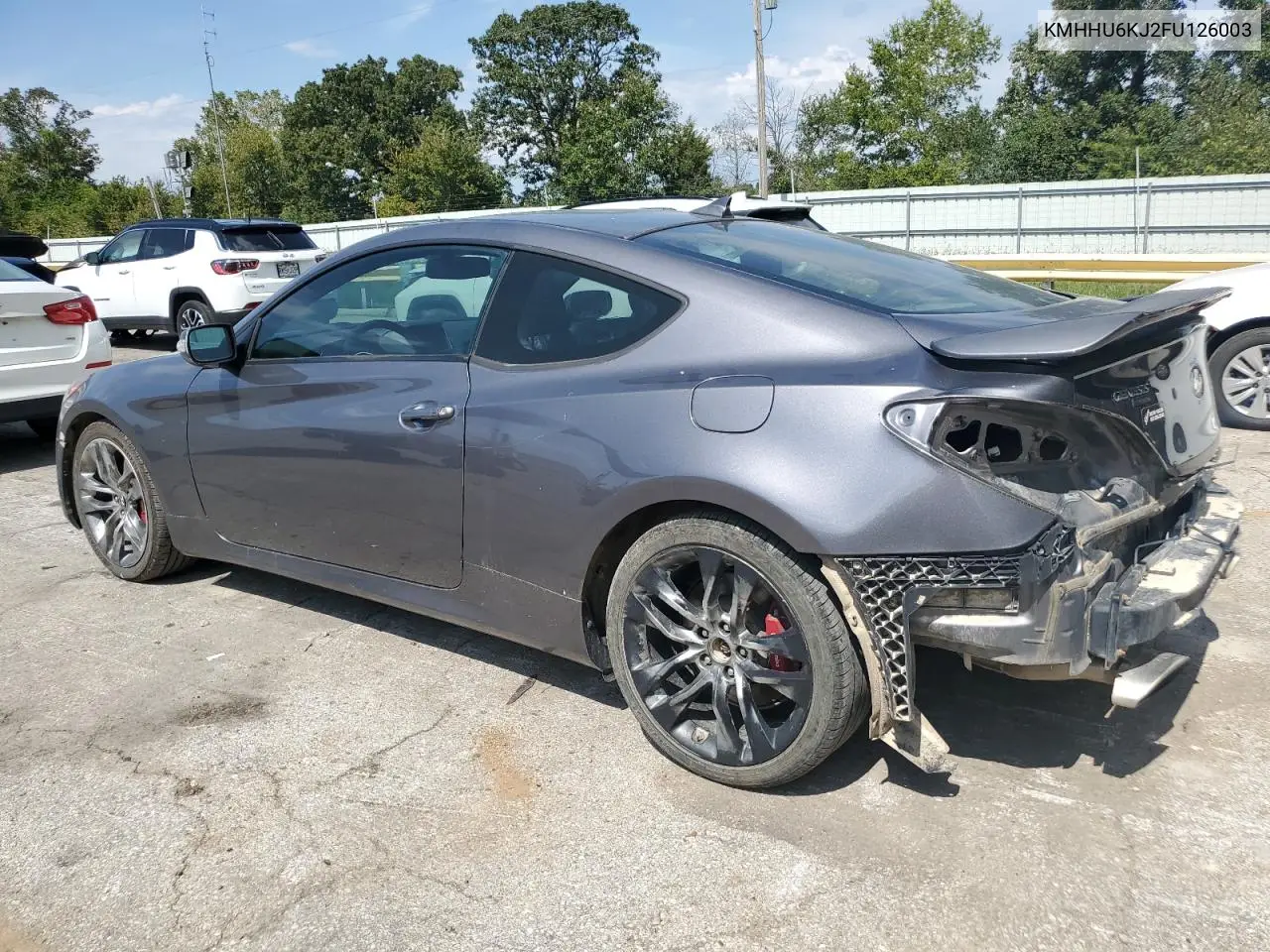 2015 Hyundai Genesis Coupe 3.8 Ultimate VIN: KMHHU6KJ2FU126003 Lot: 85089605
