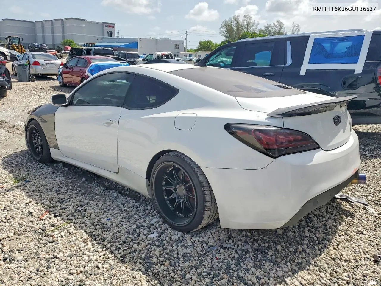 2016 Hyundai Genesis Coupe 3.8L VIN: KMHHT6KJ6GU136537 Lot: 61029696