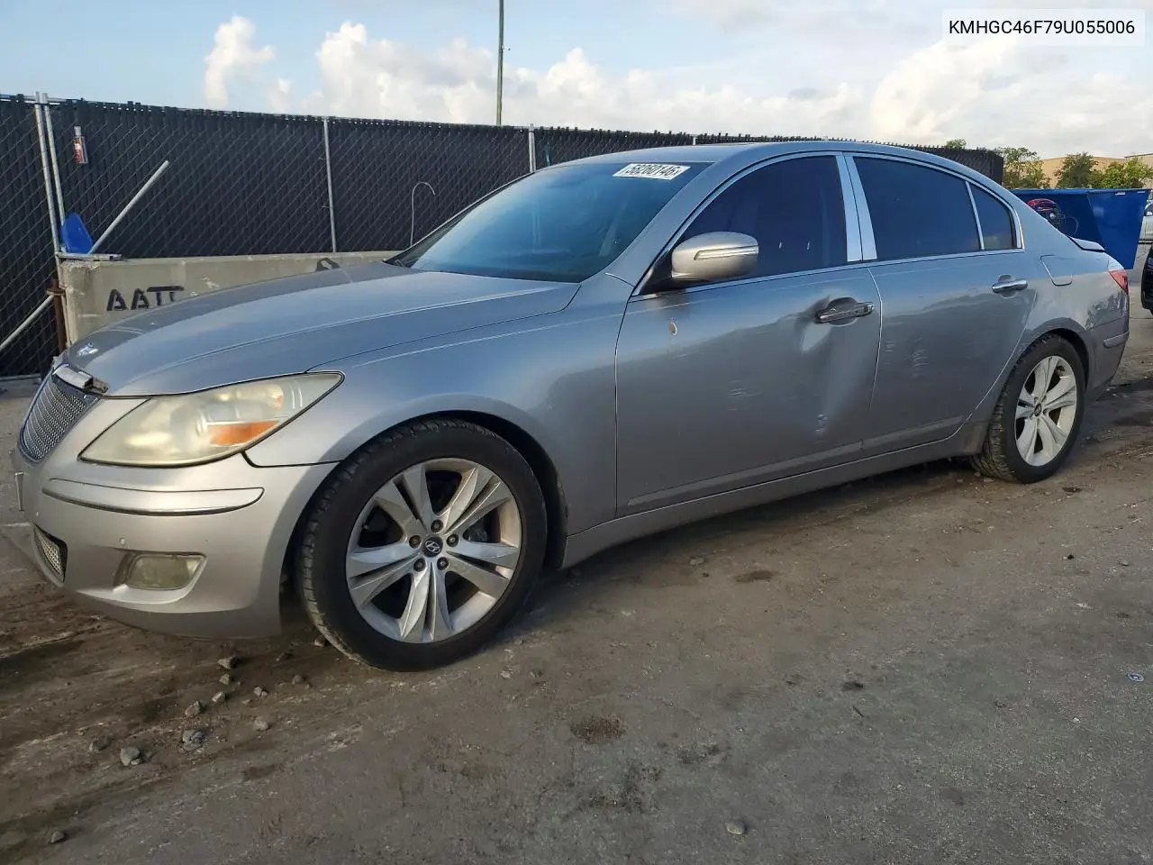 2009 Hyundai Genesis 4.6L VIN: KMHGC46F79U055006 Lot: 58260146