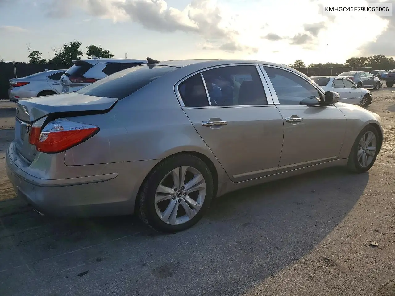 2009 Hyundai Genesis 4.6L VIN: KMHGC46F79U055006 Lot: 58260146